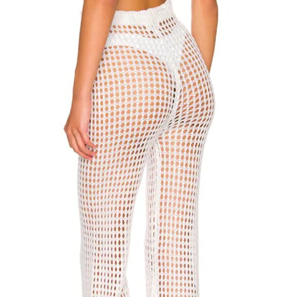 NWT Superdown White Crochet Pants - Picture 2 of 9